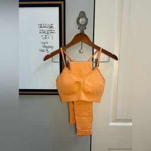 Orange Athletic Set PRICE NEGOTIABLE